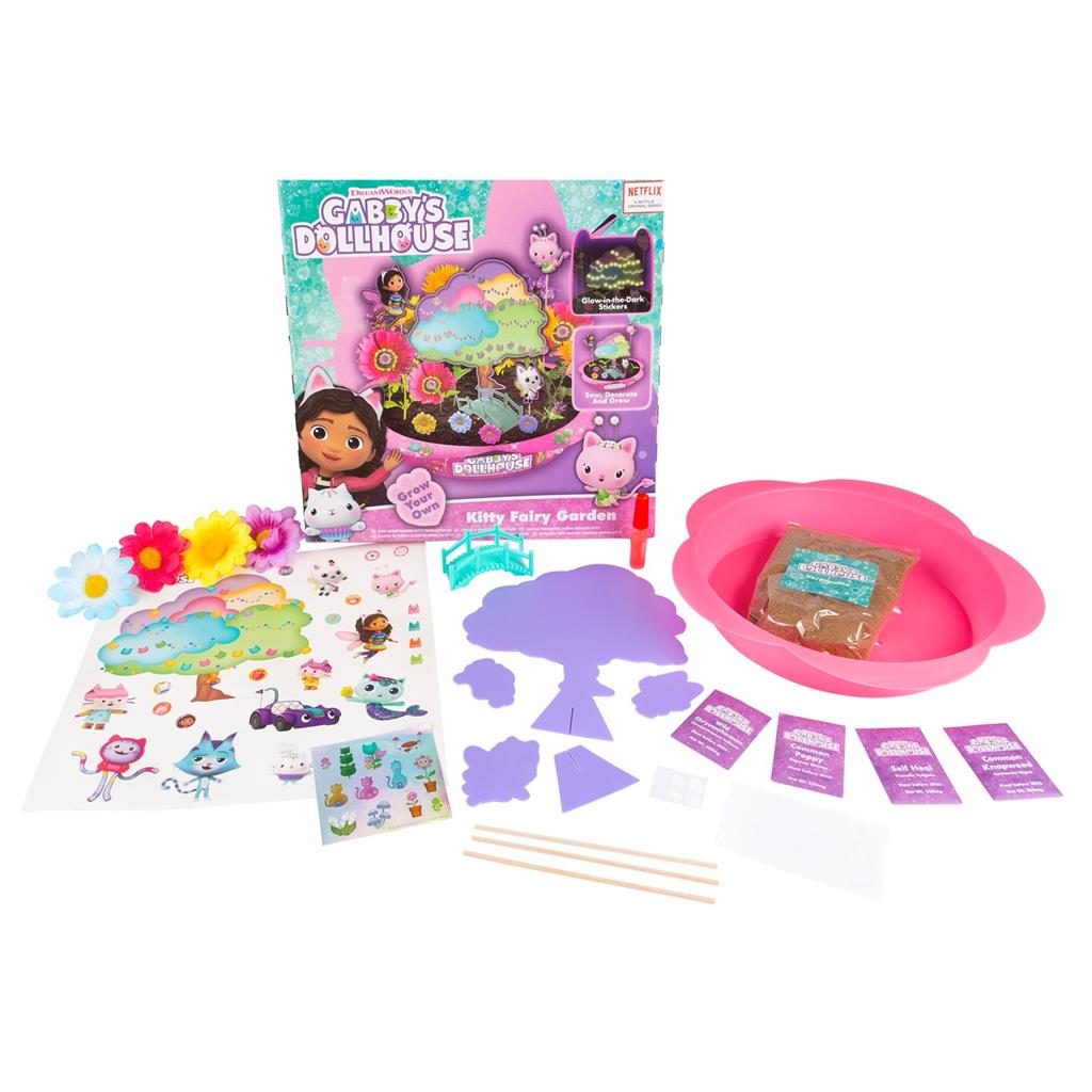 Klik om te vergroten Gabby's Dollhouse Kitty Fairy Garden
