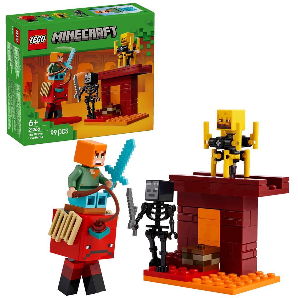 LEGO 21266 Minecraft De Lavastrijd In De Nether
