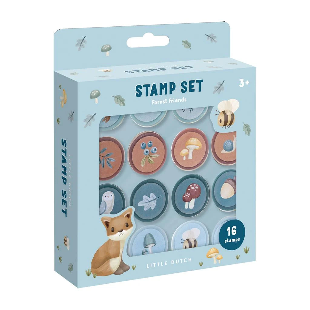 LITTLE DUTCH FOREST FRIENDS STEMPELSET