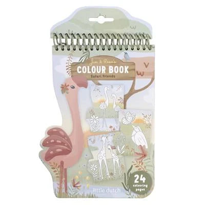 Little Dutch Sarari Colour Book Flamingo