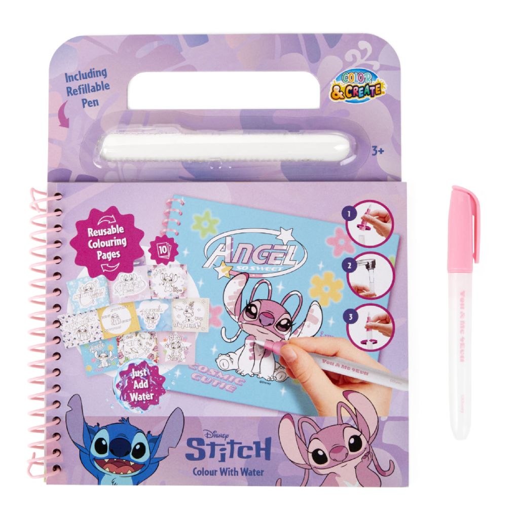 Stitch Stitch And Angel Waterkleurboekje