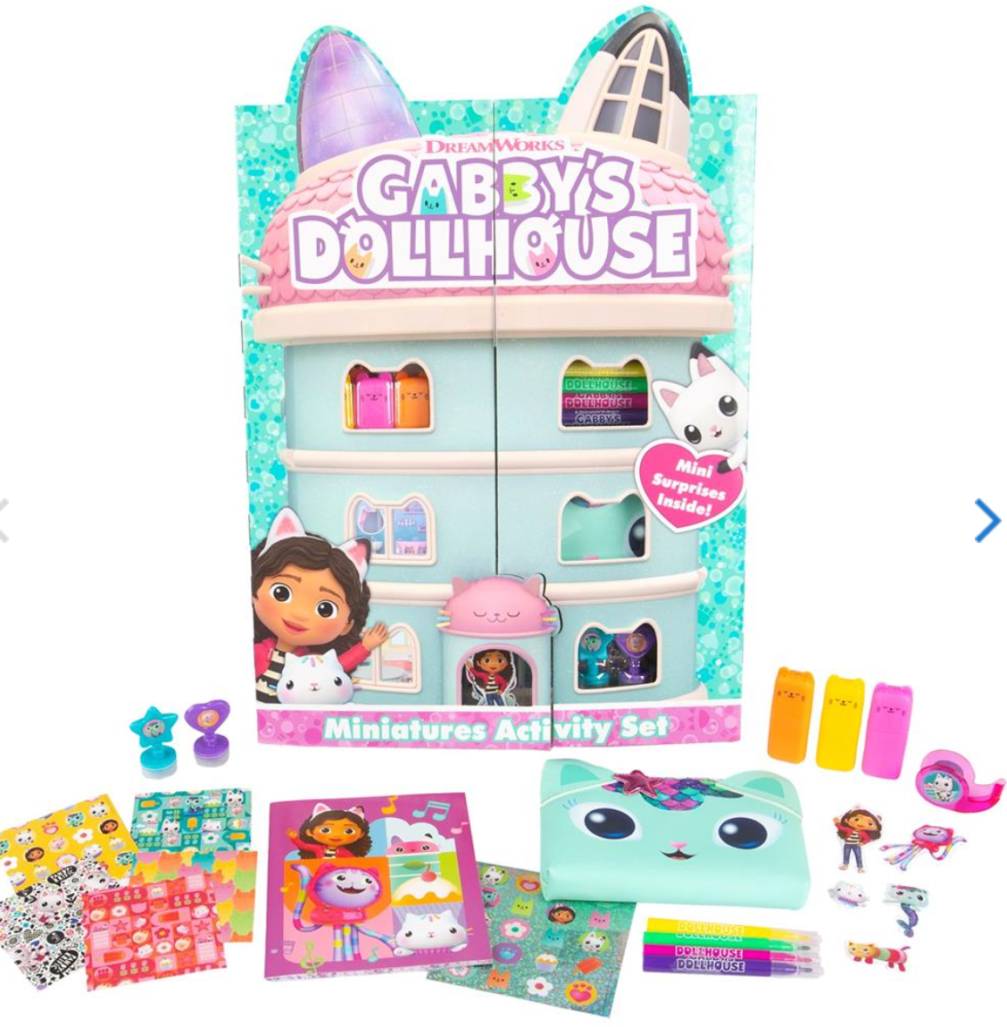 Gabby's Dollhouse Miniatures Activity Set